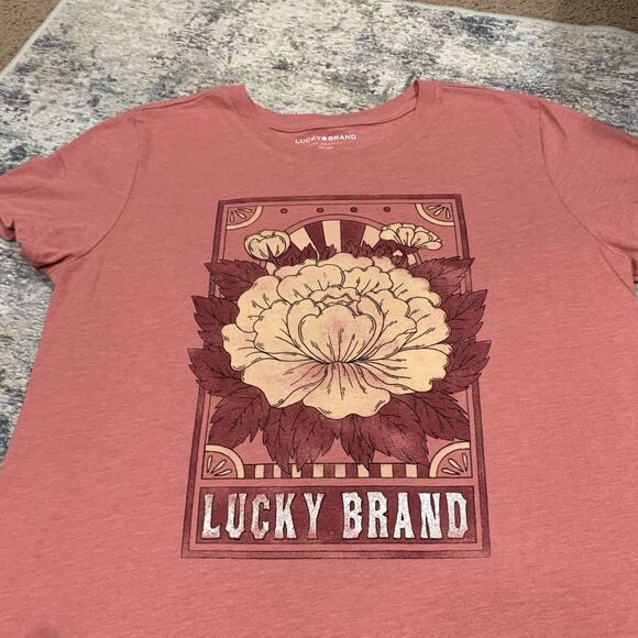 Lucky Brand Womens Graphic Tshirt Womens Size XL - Picture 3 of 10